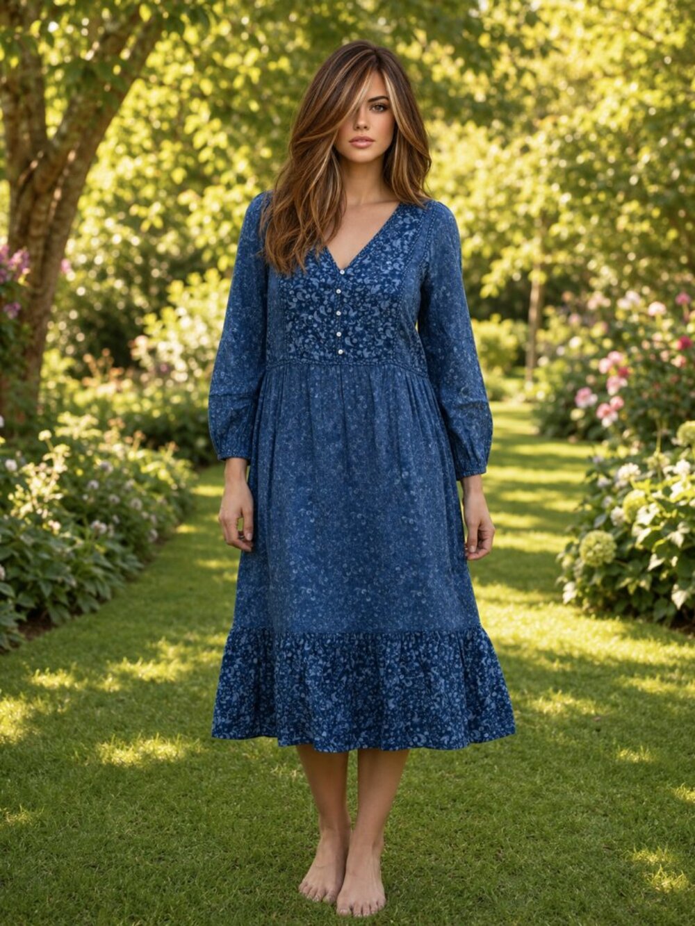 Old Navy women's Bohemian maxi dress floral paisley size XL $50.00 price NW